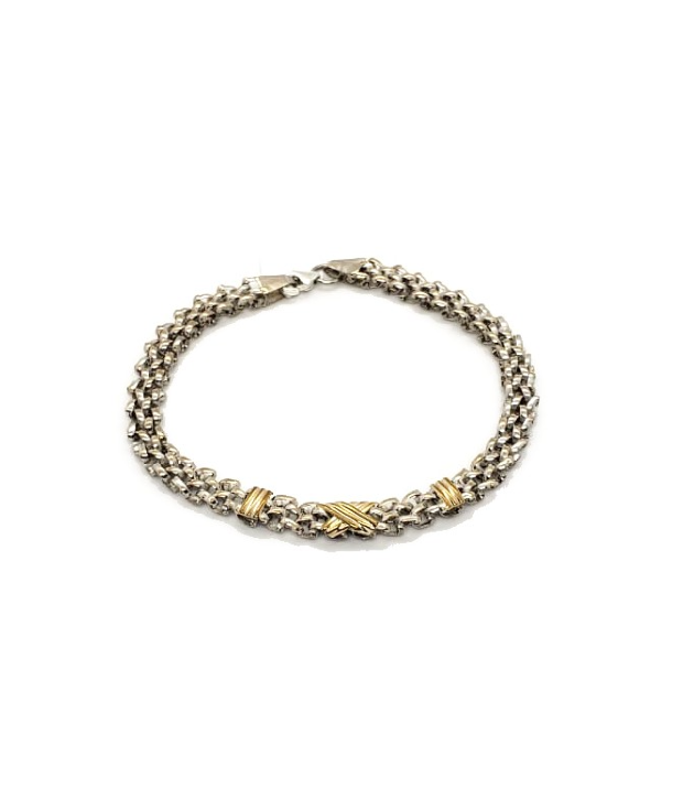 PULSERAS DE ORO Y PLATA