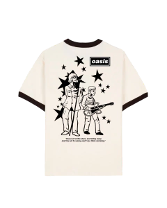 Ringer Tee Stop Crying Your Heart Out, Oasis (Frente e Costas) na internet