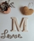 Letra em madeira simples - Mimê Petit