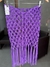 Saia macramé curta