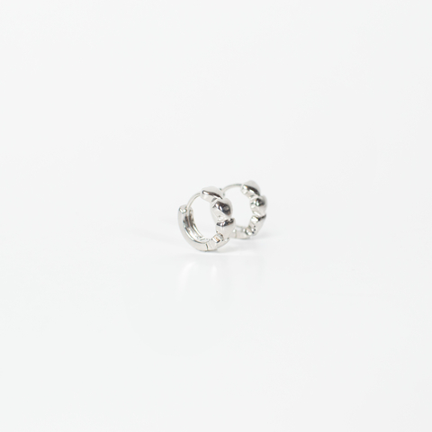 Argola Chérie P Prateada - comprar online