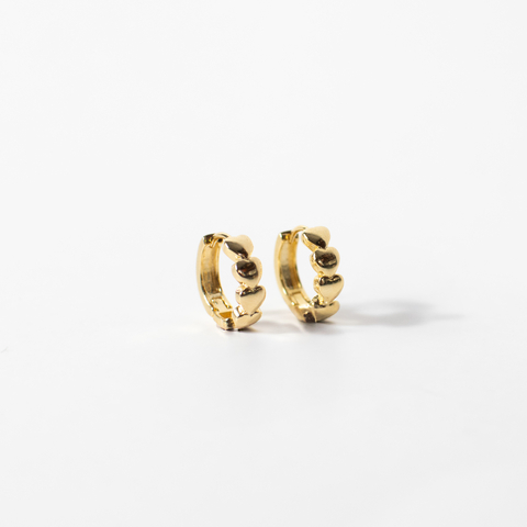 Argola Chérie M Dourada - comprar online
