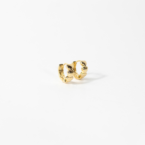 Argola Chérie P Dourada - comprar online