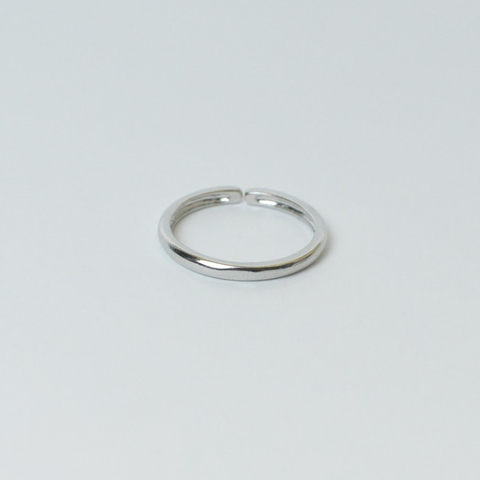 Anel Classy Ródio Branco - comprar online