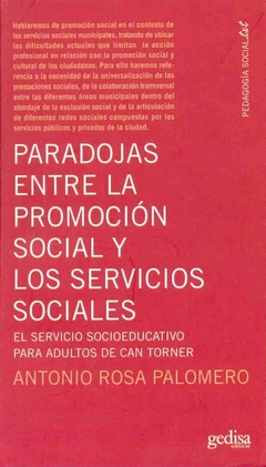 Paradojas entre promoción social y servicios sociales