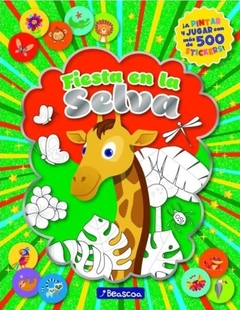 Fiesta de stickers +500 Animales de la selva