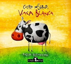 Cuero negro vaca blanca (Rústica)