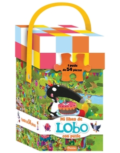 EL LOBO QUE QUERIA FESTEJAR SU CUMPLEAÑOS - MI LIBRO DE LOBO CON PUZLE (54 PIEZAS)