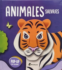 Animales salvajes Pop-up con ventanas