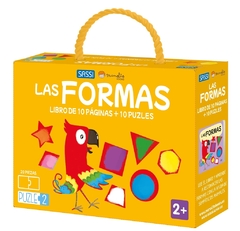 Las formas: libro de 10 páginas + 10 puzles