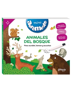 Abremente para escribir, borrar y escuchar: Animales del bosque