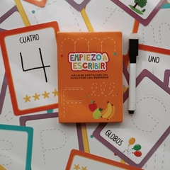 Empiezo A Escribir Imprenta - Cartas Con Libro Y Marcador