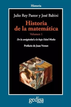 Historia de la matemática. Volumen 1