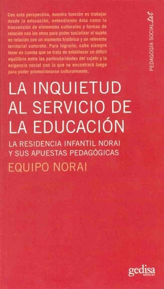 La inquietud al servicio de la educacion