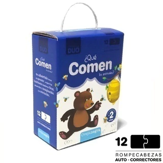 ¿Qué comen los animales? (Romp. DUO - 12 pares)