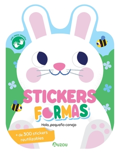 Hola, pequeño conejo. Stickers formas