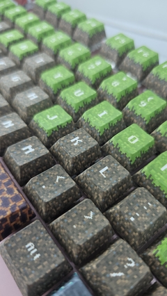 Set Keycaps Minecraft - Padrão Cherry 100% - comprar online