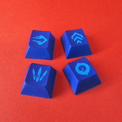 Kit Jett Valorant - Keycaps Sublimadas