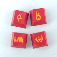 Kit Phoenix Valorant - Keycaps Sublimadas