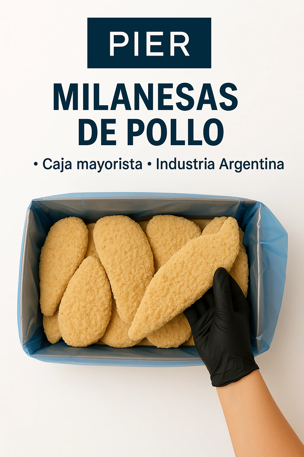 Milanesa de pollo - 4 kg