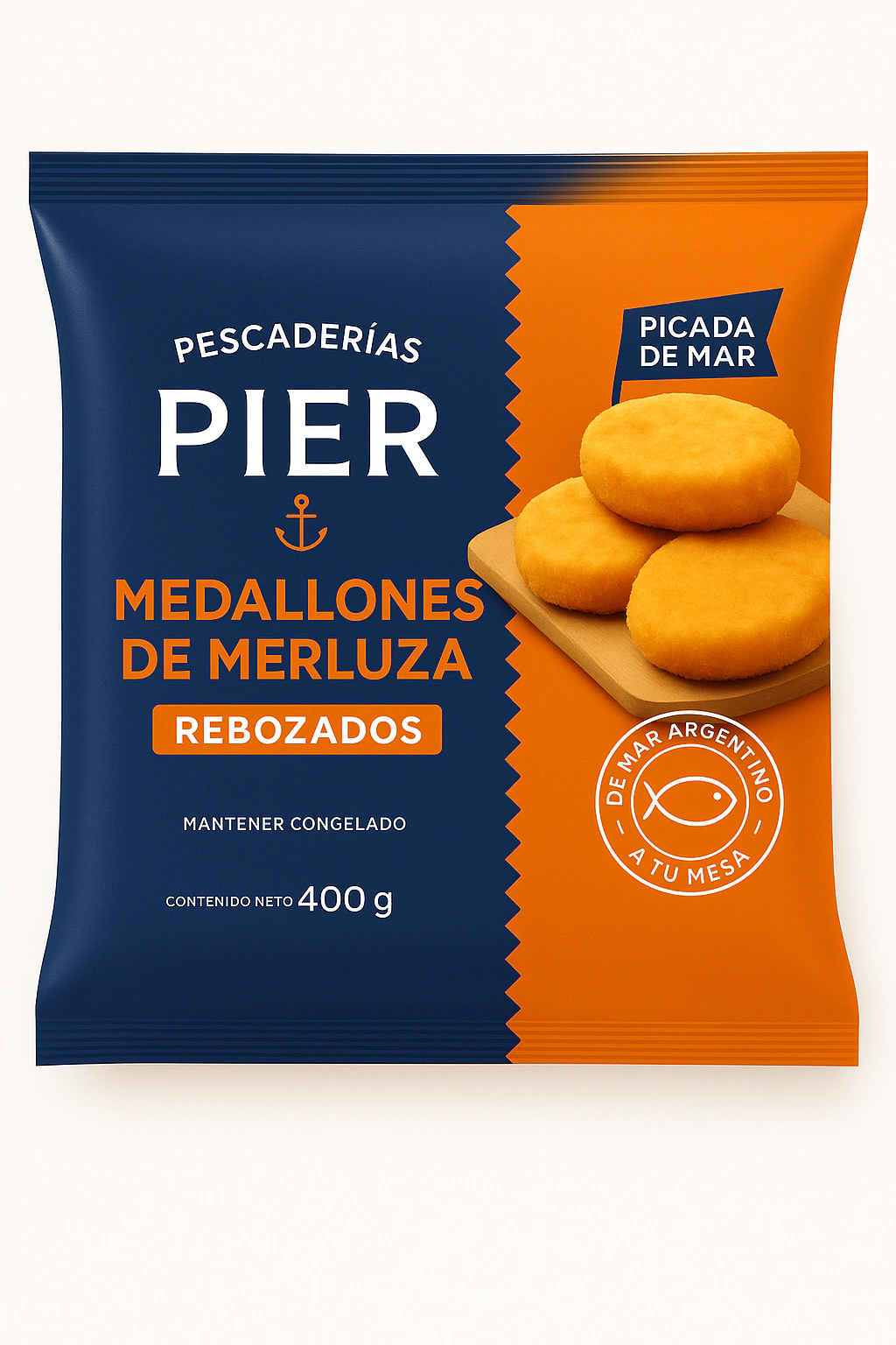 Medallones de merluza x 4 unidades