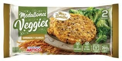 MEDALLONES VEGGIES DE CALABAZA Y GARBANZOS (2 UNIDADES)