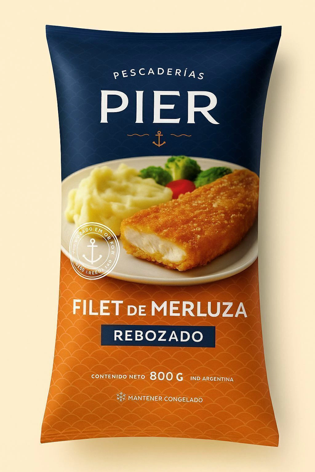 Merluza rebozada - 800gr