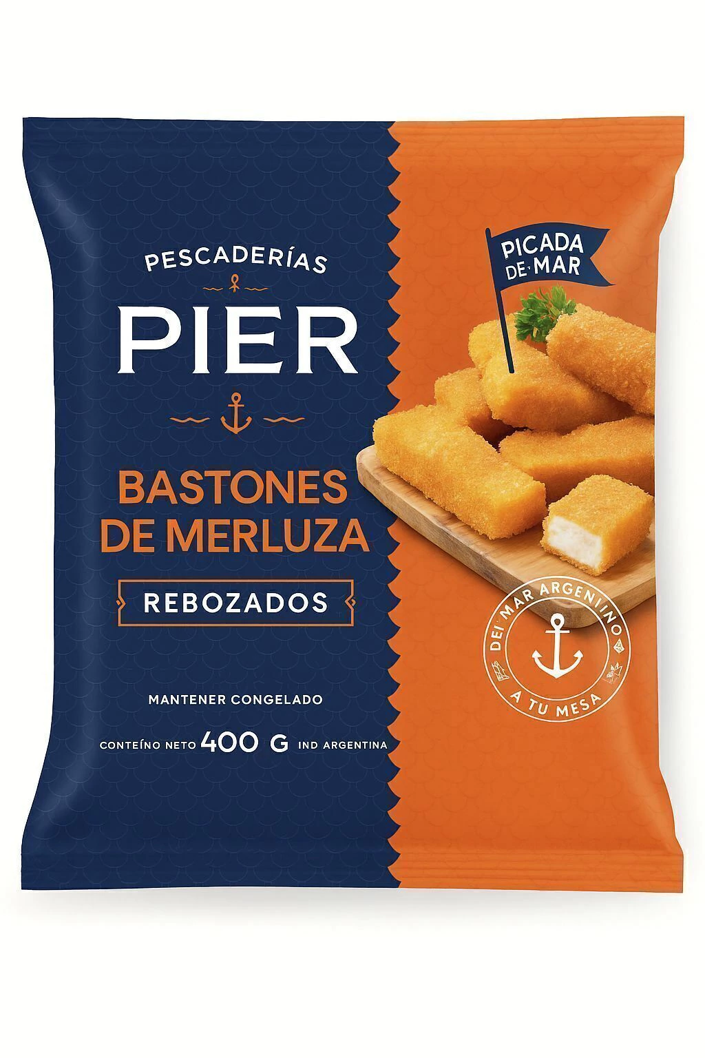 Bastones de Merluza Rebozados – 400 g