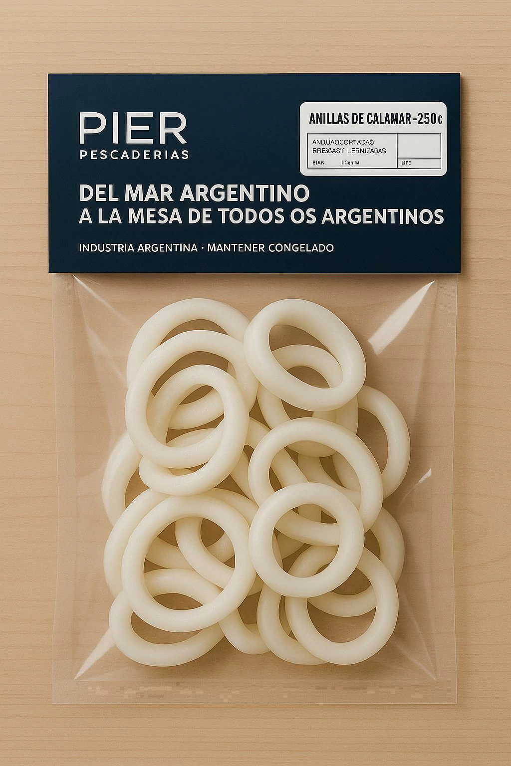 Anillas de Calamar Tiernizadas – 250 gr
