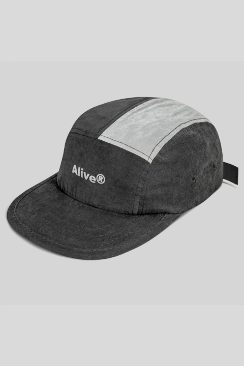 BONE ALIVE FIVE PANEL HALF PRETO