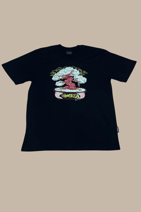 CAMISETA ADULTO BONSAI HOCKS PRETO