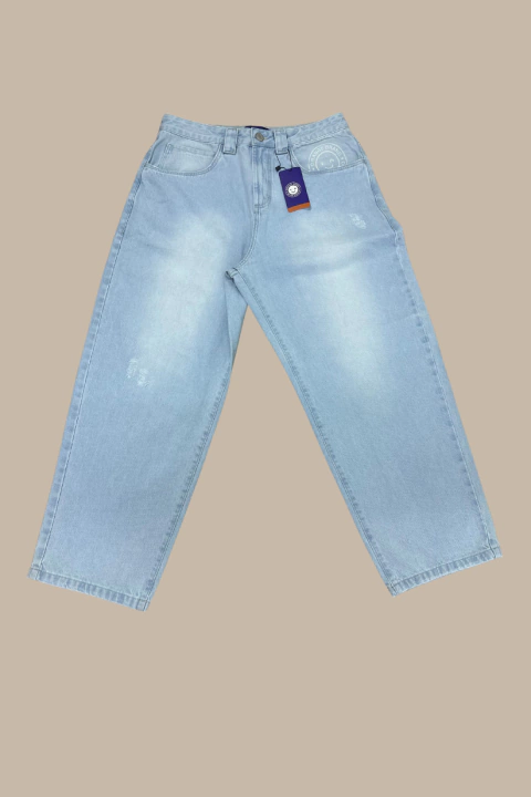 CALCA JEANS CLASSIC STONE DENIN ORANGE