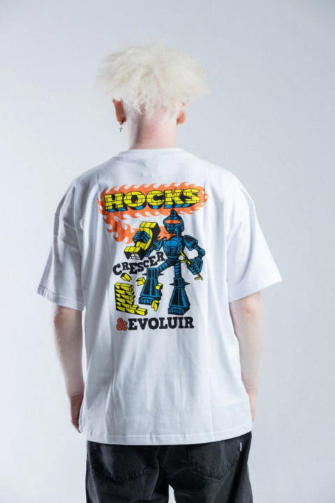 CAMISETA HOCKS MALHA OVER - ROBOT