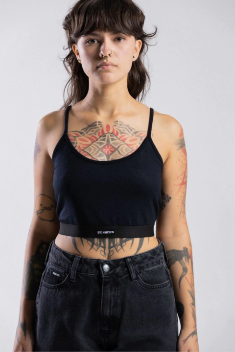 TOP HOCKS MALHA FEM -- TOPE