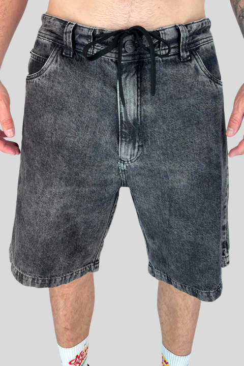 BERMUDA NEW SKATE JEANS BAGGY DOUBLE