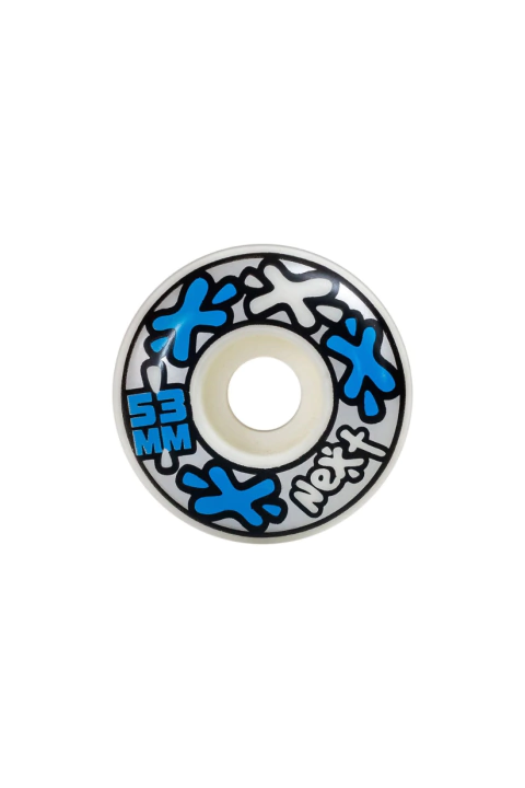 RODA NEXT WHITE/BLUE 53mm 95A
