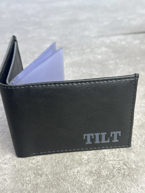 CARTEIRA TILT BASICA MINI LOGO CINZA