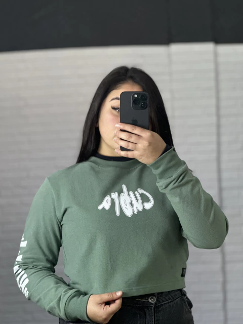 CROPPED MOLETINHO CUBRA - comprar online