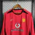 Retrô Manchester United - Home Manga Longa 02/04 - loja online