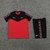 Conjunto Camisa e Short - Nike Sportswear Repeat Dri-Fit (Vermelho)