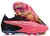 Chuteira Nike Phantom GX Elite Preta e Rosa (campo)