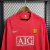 Retrô Manchester United - Home Manga Longa 07/08 - loja online