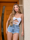 SHORT JEANS FLORA
