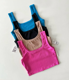 CROPPED CANELADO ARUANA - comprar online