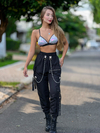 CALÇA JOGGER COM CORRENTE