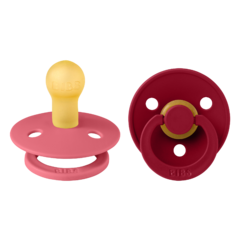 Chupete BIBS Coral/Ruby