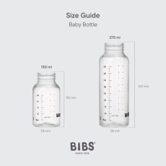 Mamadera BIBS SILICONA 270ML - Sage