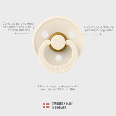 Chupete BIBS Simétrico - Vanilla/Cloud en internet