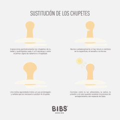 Chupete BIBS Simétrico - Vanilla/Cloud