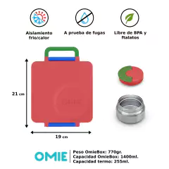OMIEBOX Scooter Red - Isatina
